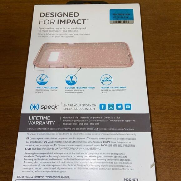 New in box speck Samsung galaxy S8t case - Picture 4 of 4